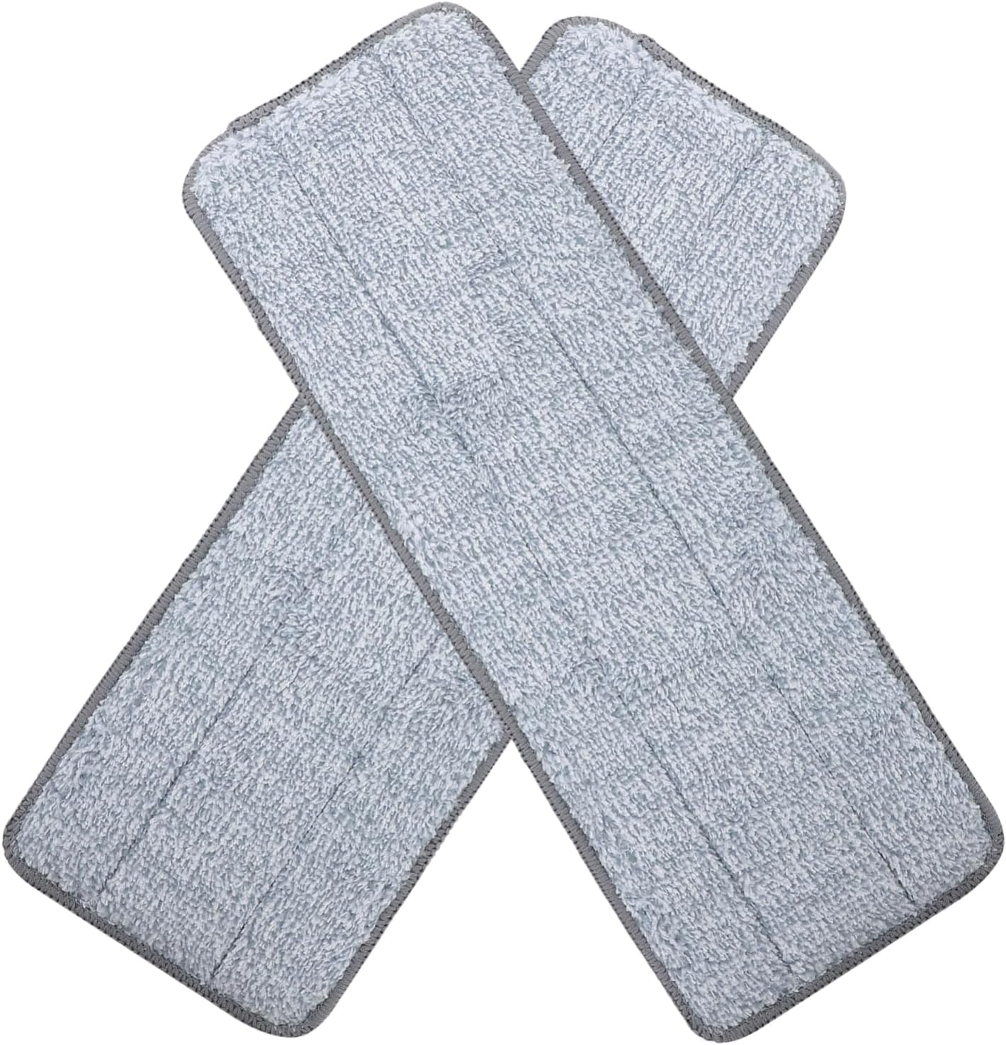 2pcs Microfiber Mop Pads Reusable Floor Cleaning Cloth
