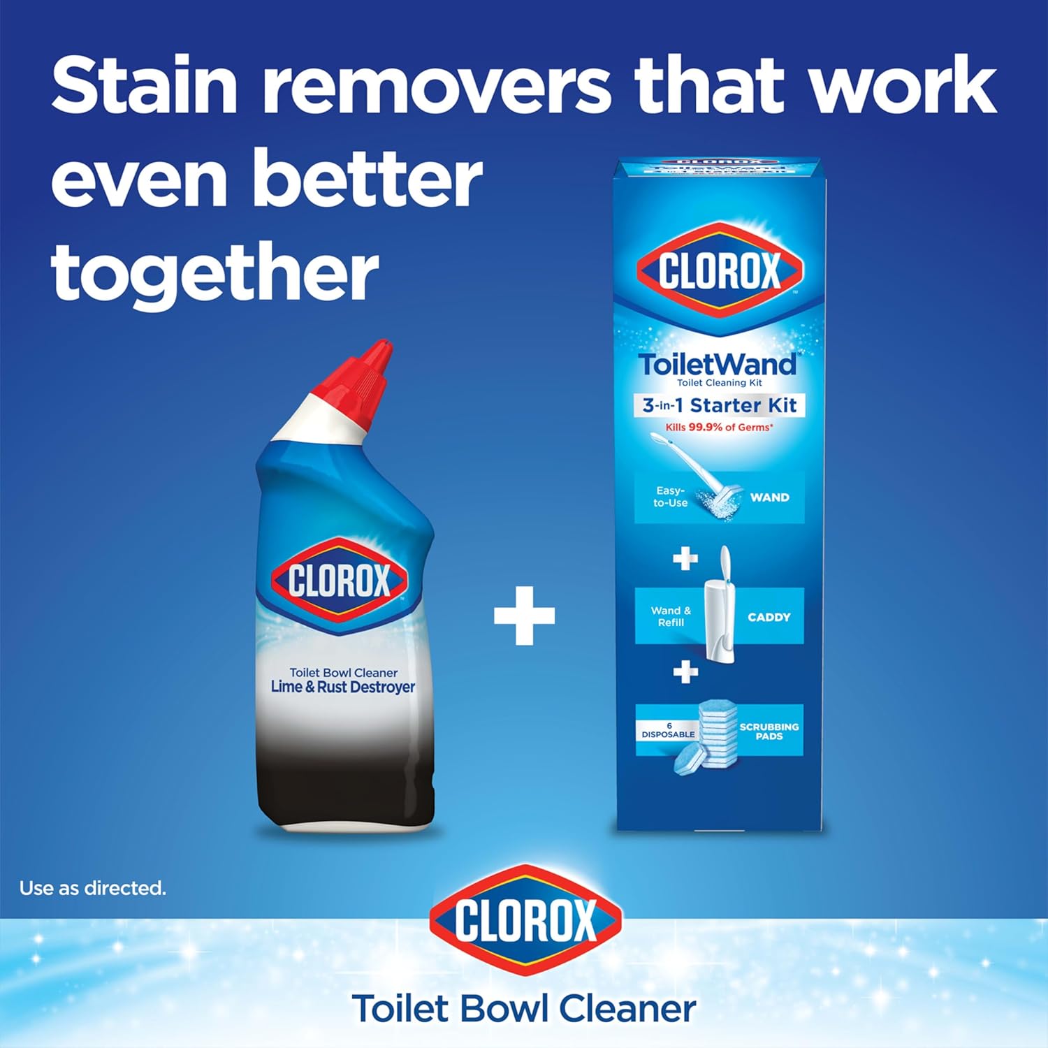 Clorox Toilet Bowl Cleaner 24 Ounces Pack of 2
