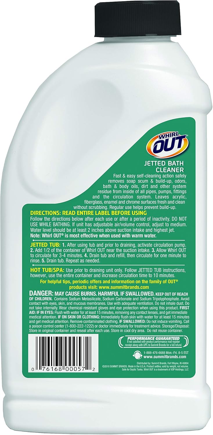 Summit Brands OUT Jetted Bath Cleaner 22 Ounce White