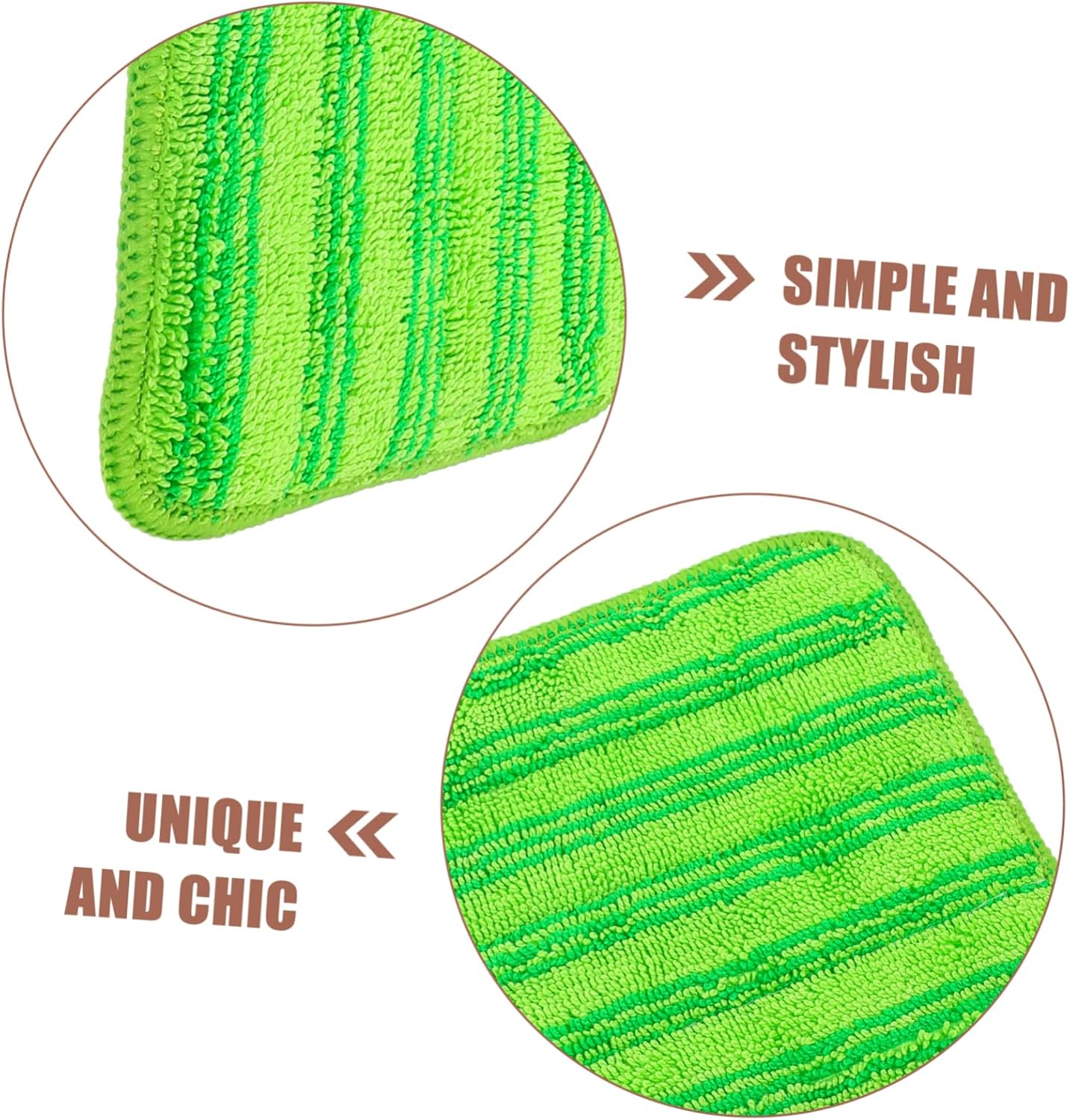 Ipetboom Microfiber Mop Refill Pads - Washable Durable Replacement Mop Heads
