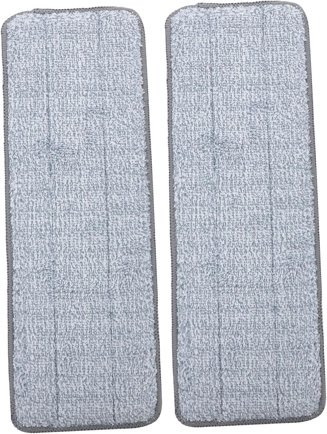 2 Pack Minkissy Mop Pads Reusable Floor Cleaning Mop Heads