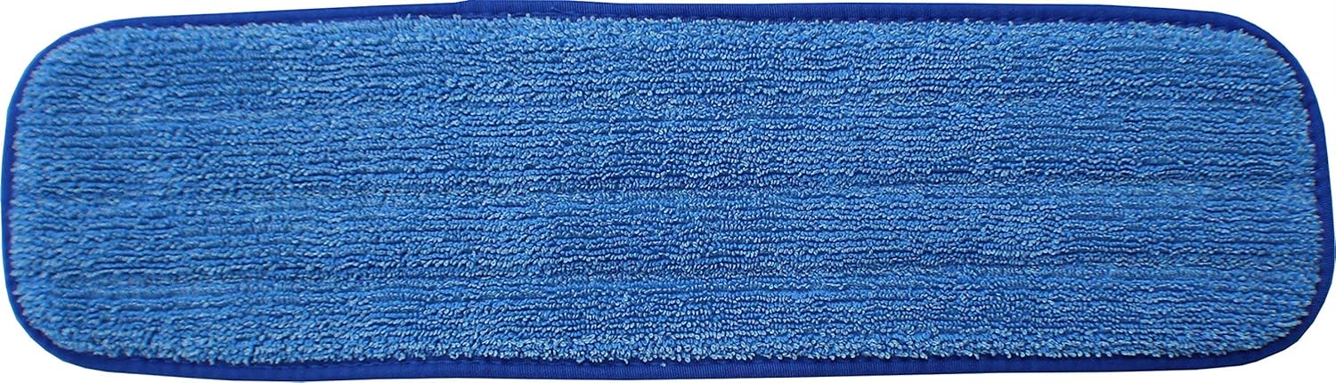 12-Pack Microfiber Mop Pads - Hook Loop Launderable WetDry