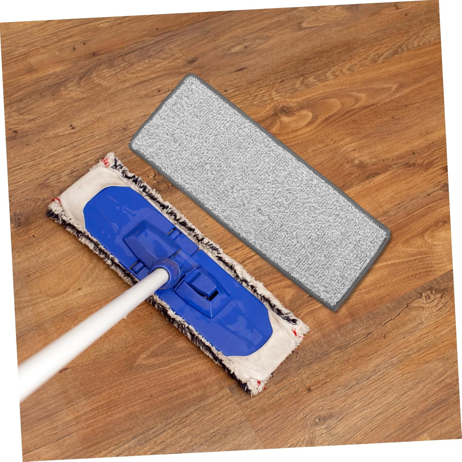 4PCS Reusable Microfiber Mop Heads for Wet Dry Floor Cleaning