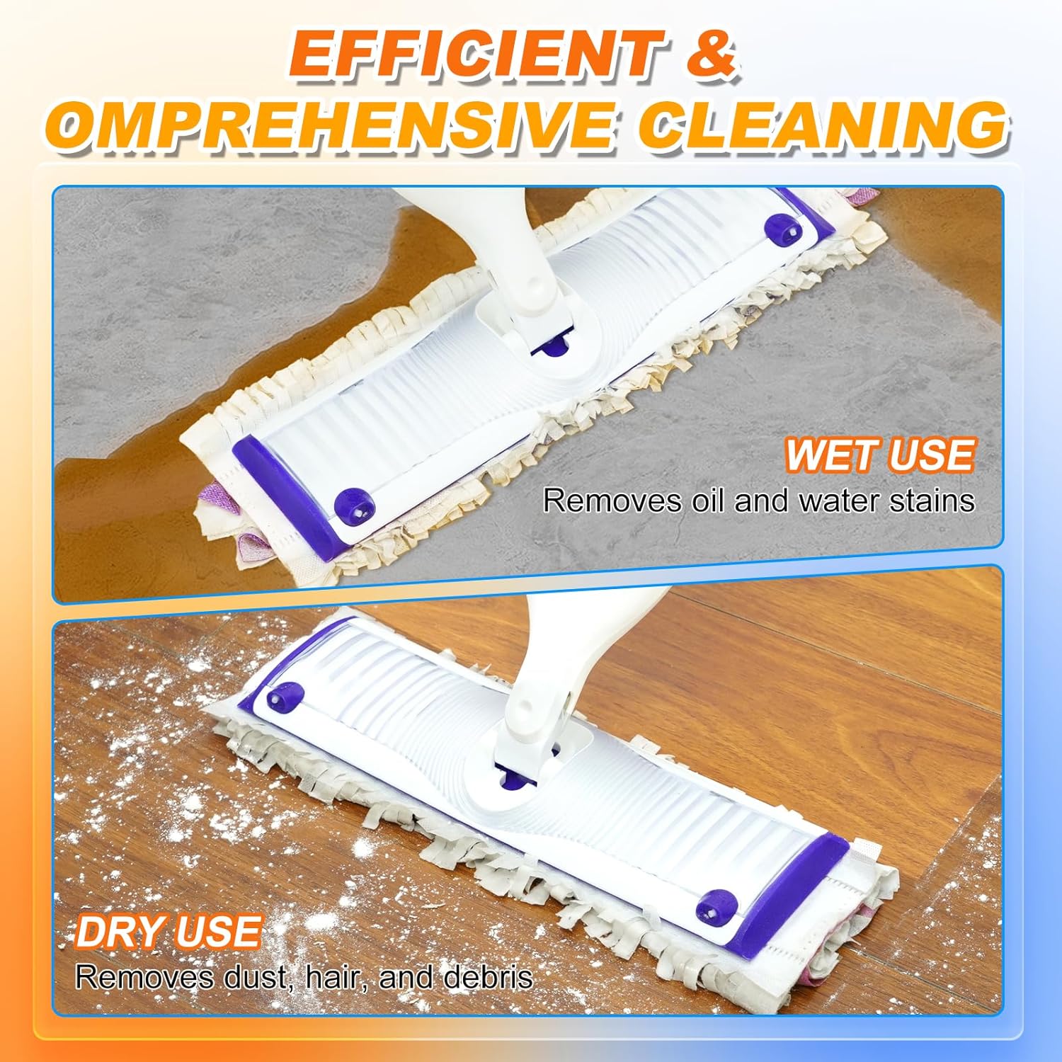 MyKEEPOW 12 Pack Disposable Mop Pads Refills