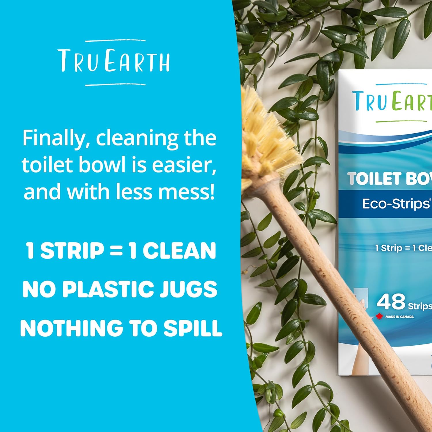 Tru Earth Toilet Bowl Cleaner Eco-Strips 48 Count 1