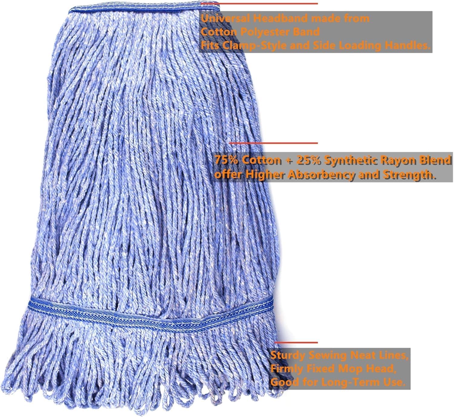 NIUBEE Heavy Duty Mop Head Refills