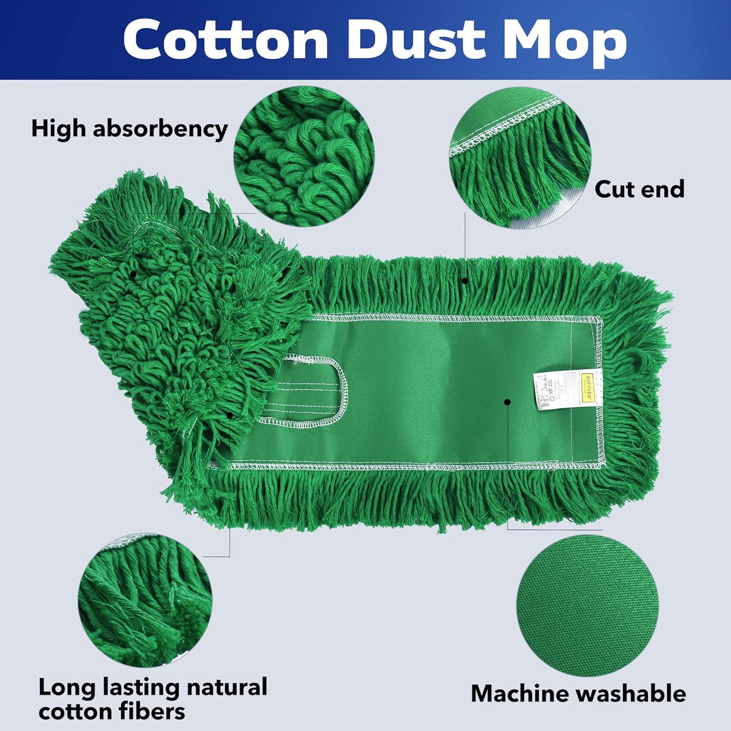 L Luke Supply Matthew Cleaning 24 Dust Mop Refill 3 Pack