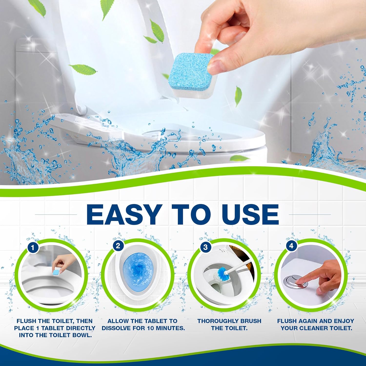 True Fresh Toilet Bowl Cleaner Tablets 24 Pack 1
