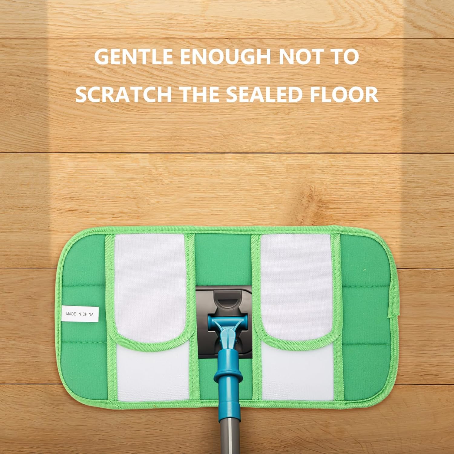 2pcs Reusable Mop Pads for Sealed Floors