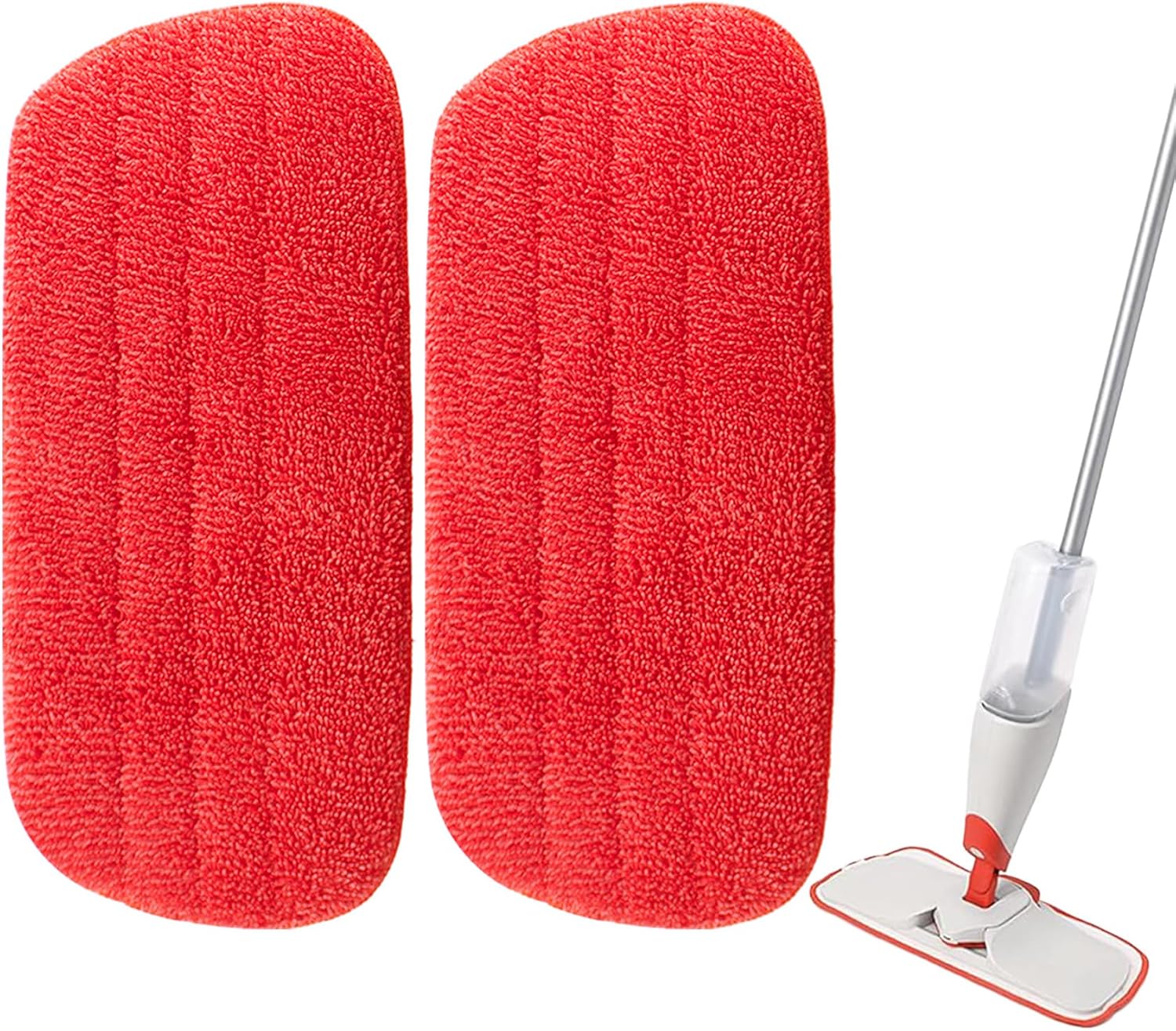GeekNi 2 Pack Microfiber Reusable Mop Pads for OXO Good Grips