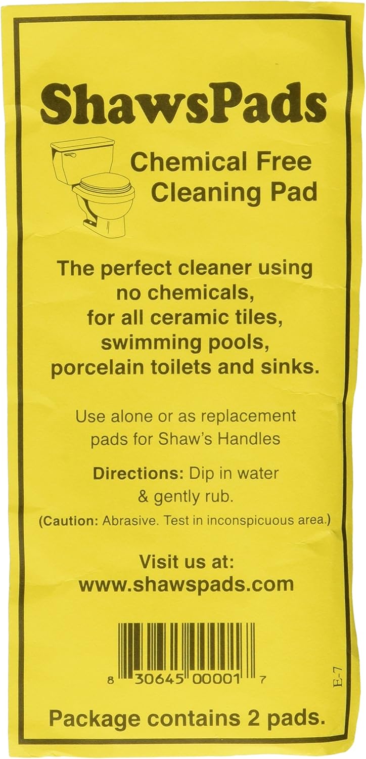 Shaws Pads Toilet Ring Remover - Eco-Friendly Cleaning Pads