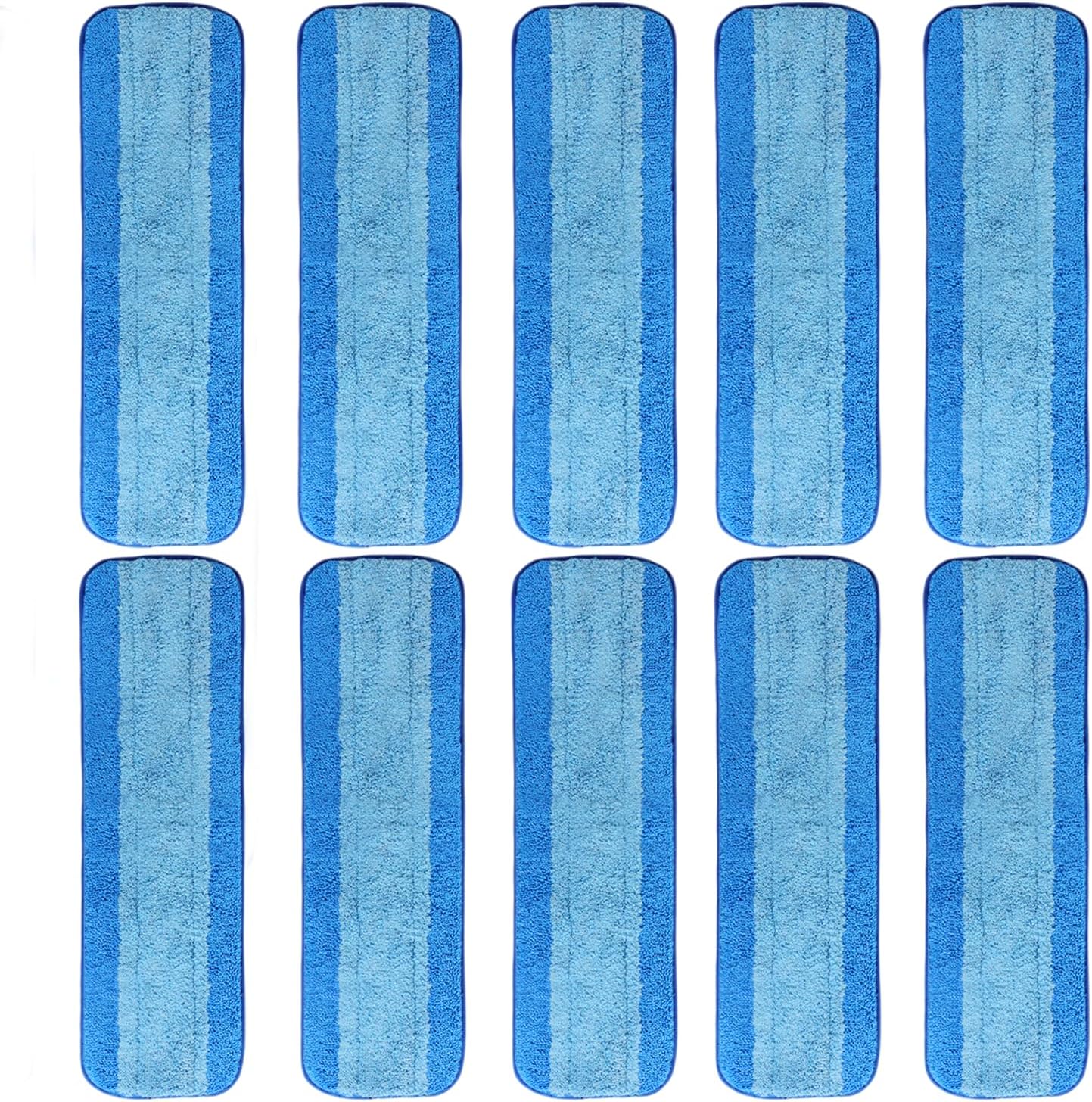 10 Pack Microfiber Mop Pads for Bona Mop Reusable Machine Washable