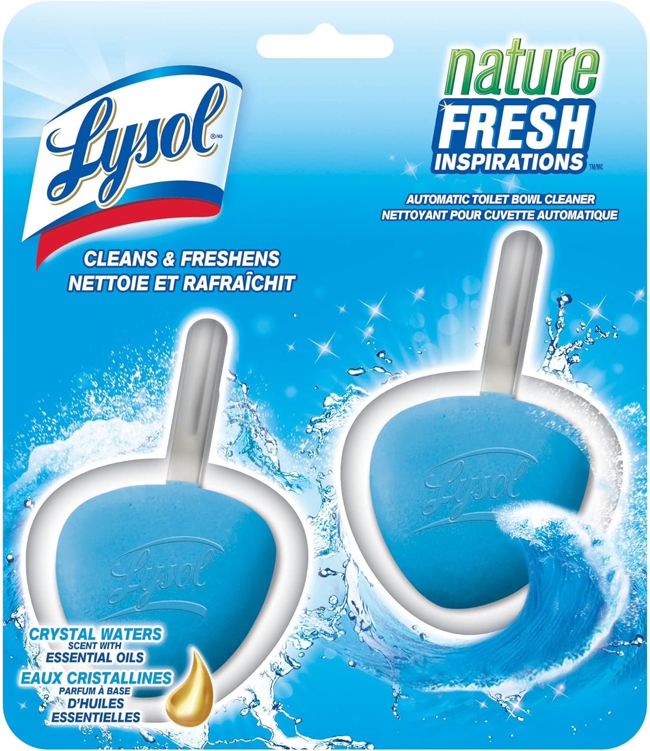 Lysol Automatic Toilet Cleaner Atlantic Fresh Scent 8 Count
