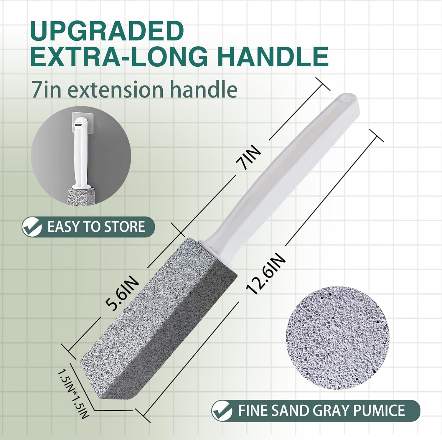 Melfluo Pumice Stone for Toilet Cleaning