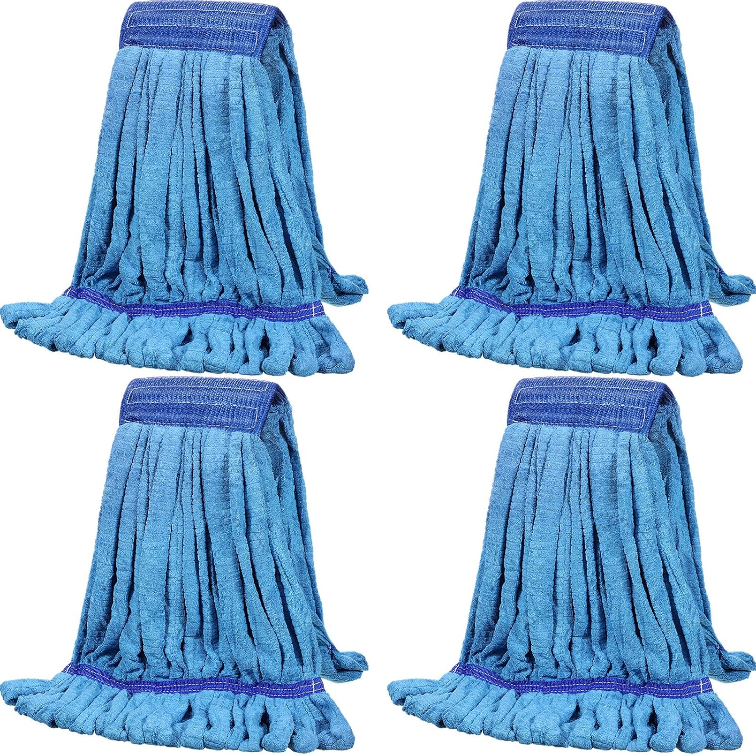 Lallisa 4 Pcs Medium Blue Mop Head Refill
