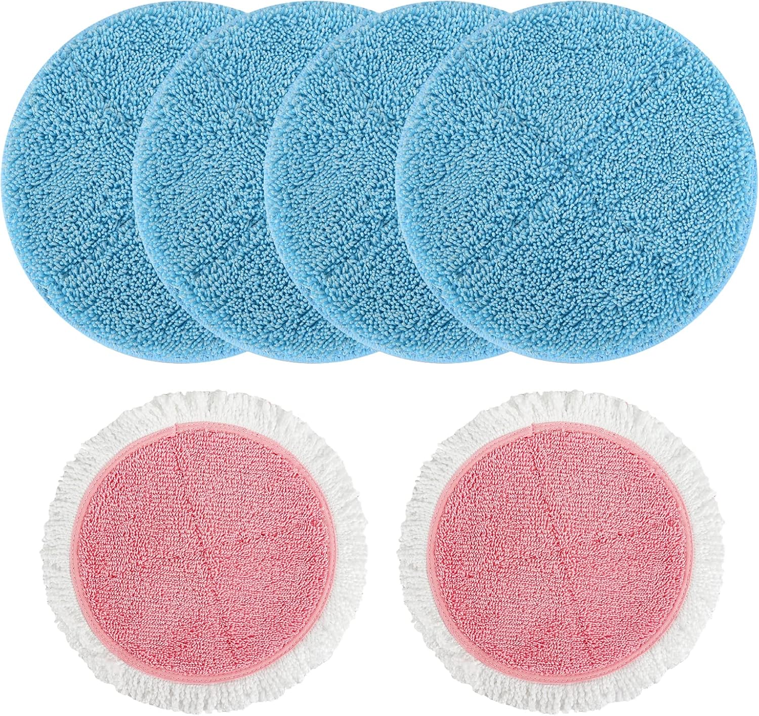 BeiLan Electric Mop Pads - 6 Pack Replacement for 728 Inch Mops