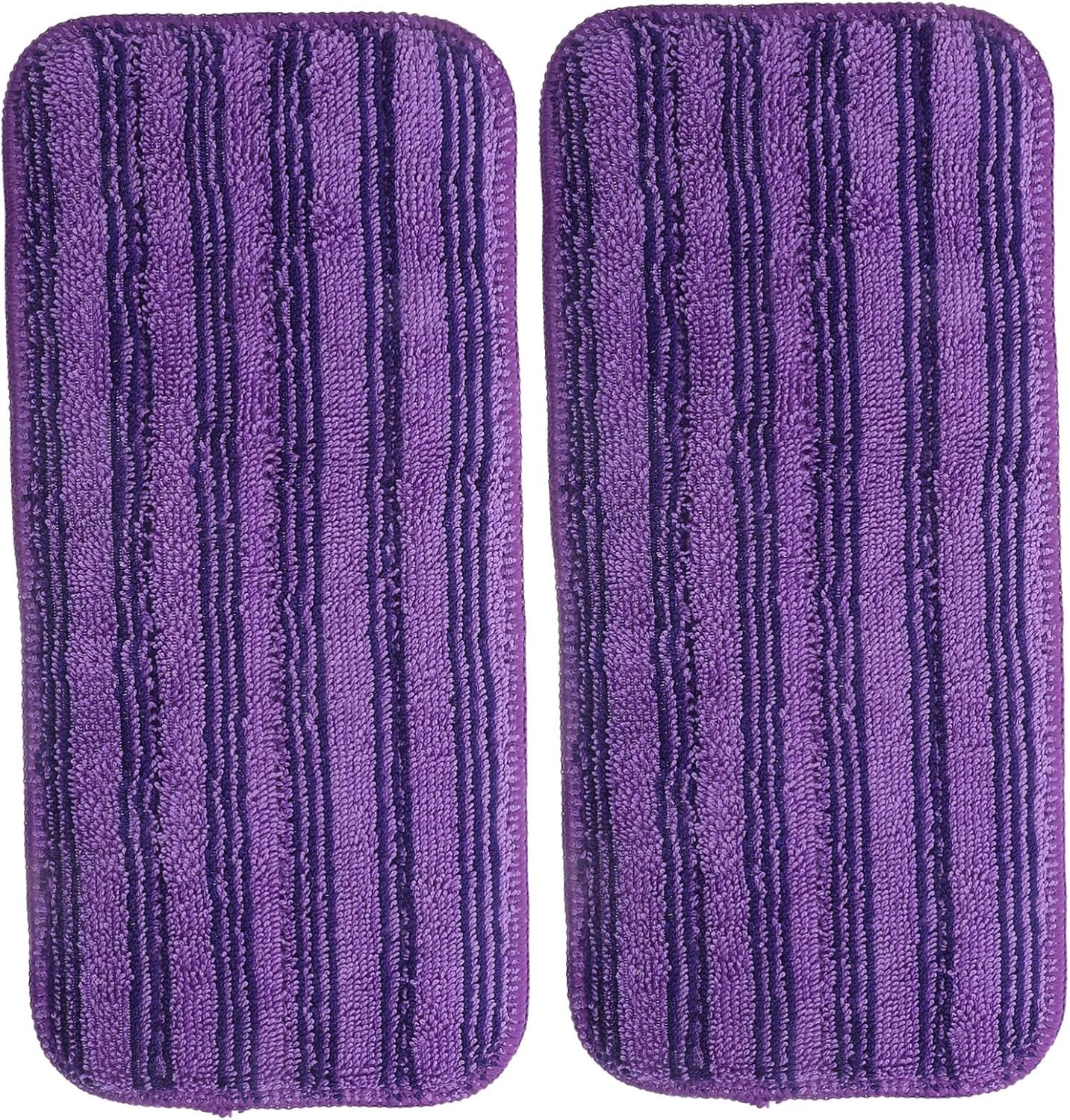2pc Microfiber Mop Pads for Reusable Cleaning Cloth on Hard Floors