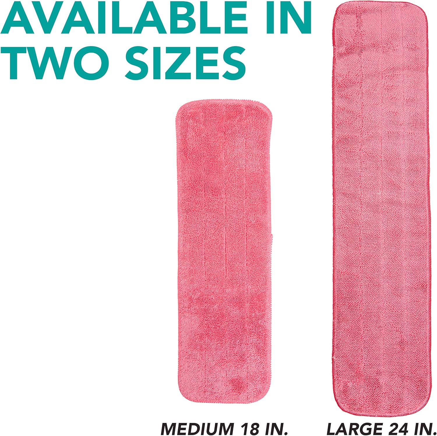 Arkwright Spray Mop Replacement Pads - 24 in Red Pack of 12