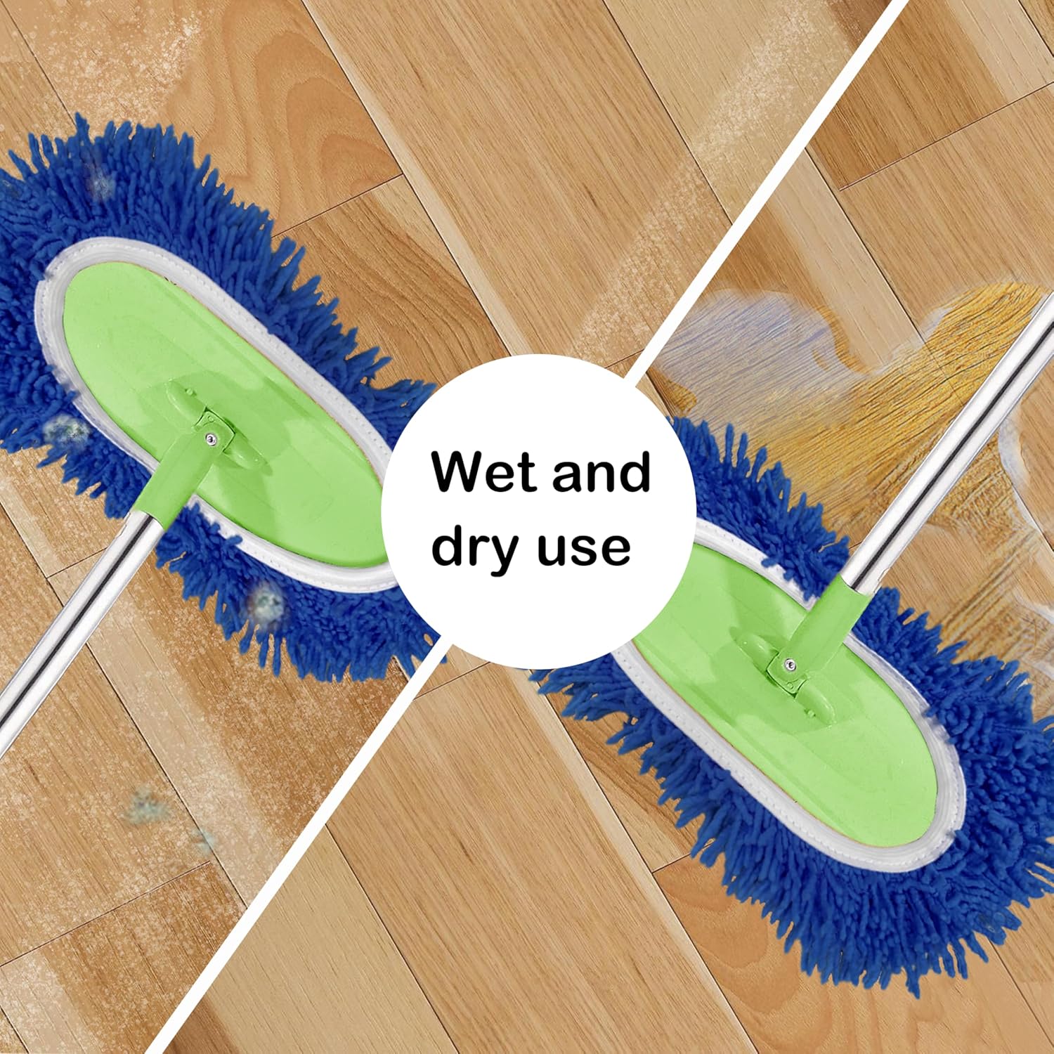 Reusable Microfiber Mop Pads 4 Pack Blue 1