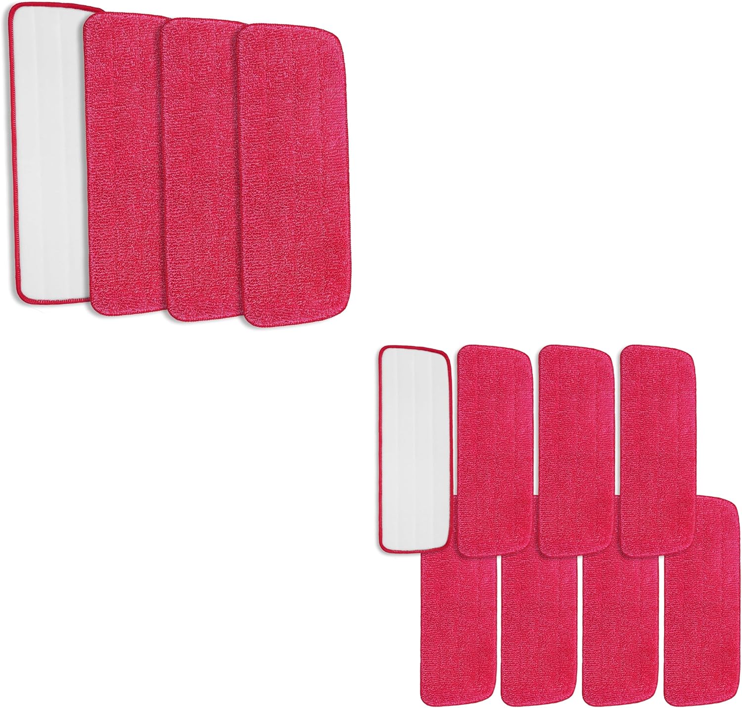 48 Pack Microfiber Mop Pads for Rubbermaid Reveal Spray Mop