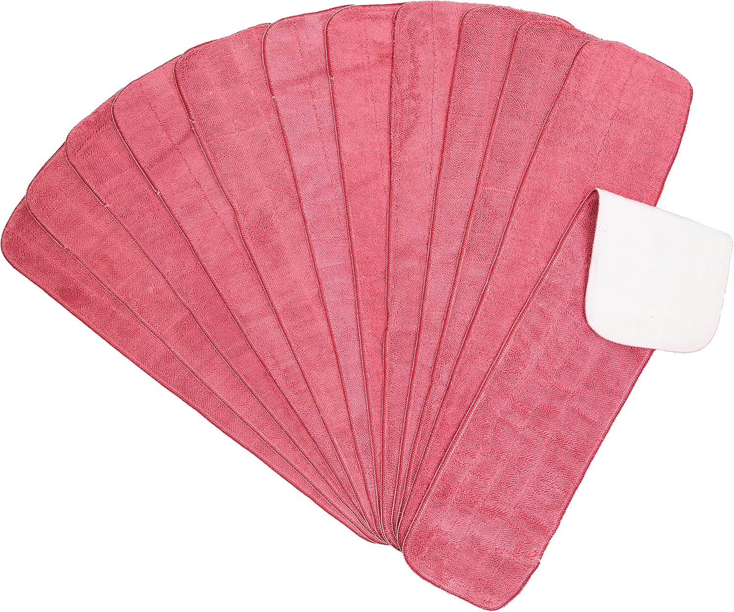 Arkwright Spray Mop Replacement Pads - 24 in Red Pack of 12